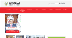 Desktop Screenshot of kayapinar.bel.tr
