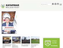 Tablet Screenshot of kayapinar.bel.tr